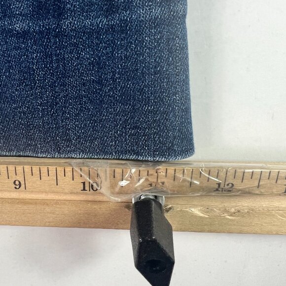 Driftwood Jeans Women's 29x29* Farrah Mid Rise Flare Blue Faded Denim Tag 26 - Picture 12 of 16